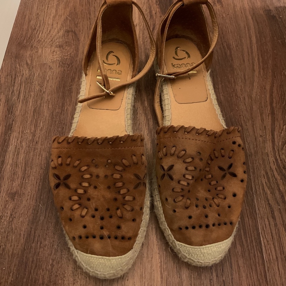 Flat espadrilles from Sundance Catalog